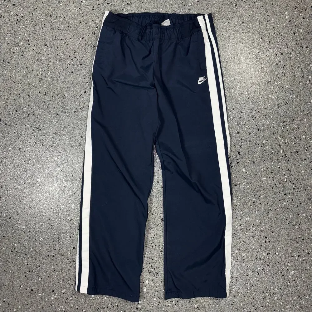 Vintage Y2k Nike Navy Blue 2pc Windbreaker Track Suit